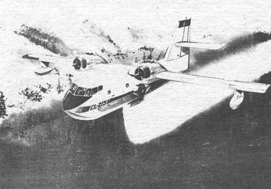 Летающая лодка-амфибия Кэнэдэр CL-215