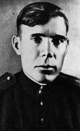 В один из январских дней 1944 года старший лейтенант М. Ф. Шаронов направил свои горящий истребитель в колонну вражеских автомашин с боеприпасами. Этот бессмертный подвиг вошел в летопись героической обороны Ленинграда